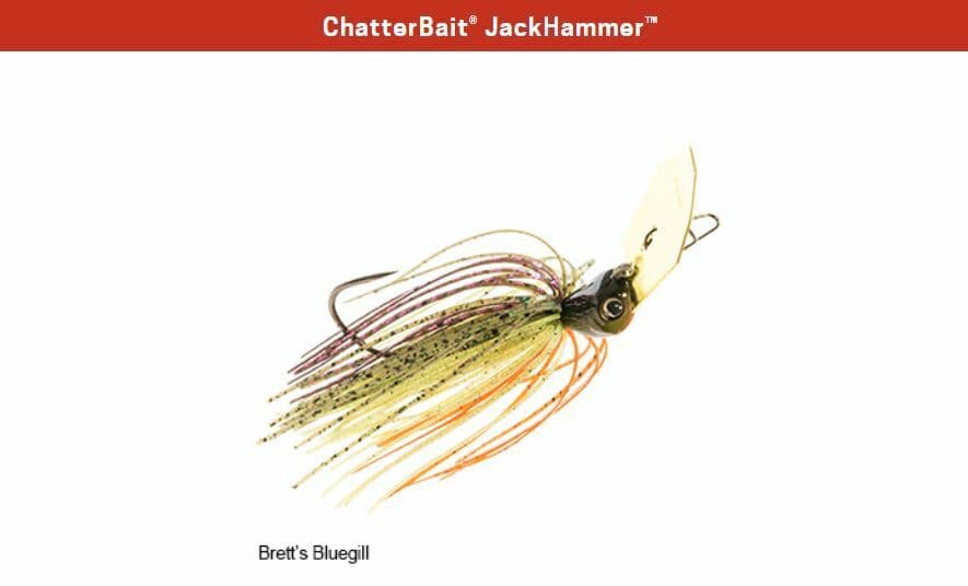 Z-Man ChatterBait JackHammer 1/2 oz - Brett's Bluegill Jack Hammer Chatter Bait - Image 1