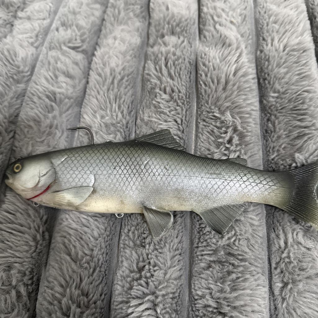 Baitsmith OG  ” kokanne H  swimbait 9” SUPER RARE Red Gills - Image 8