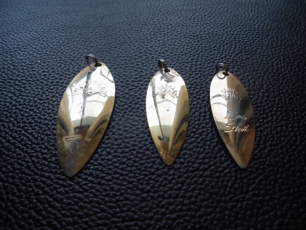 Valuable, scarce, Vintage HILDEBRANDT spinnerbait blade 1 x 2 pieces = 3 piece - Image 2