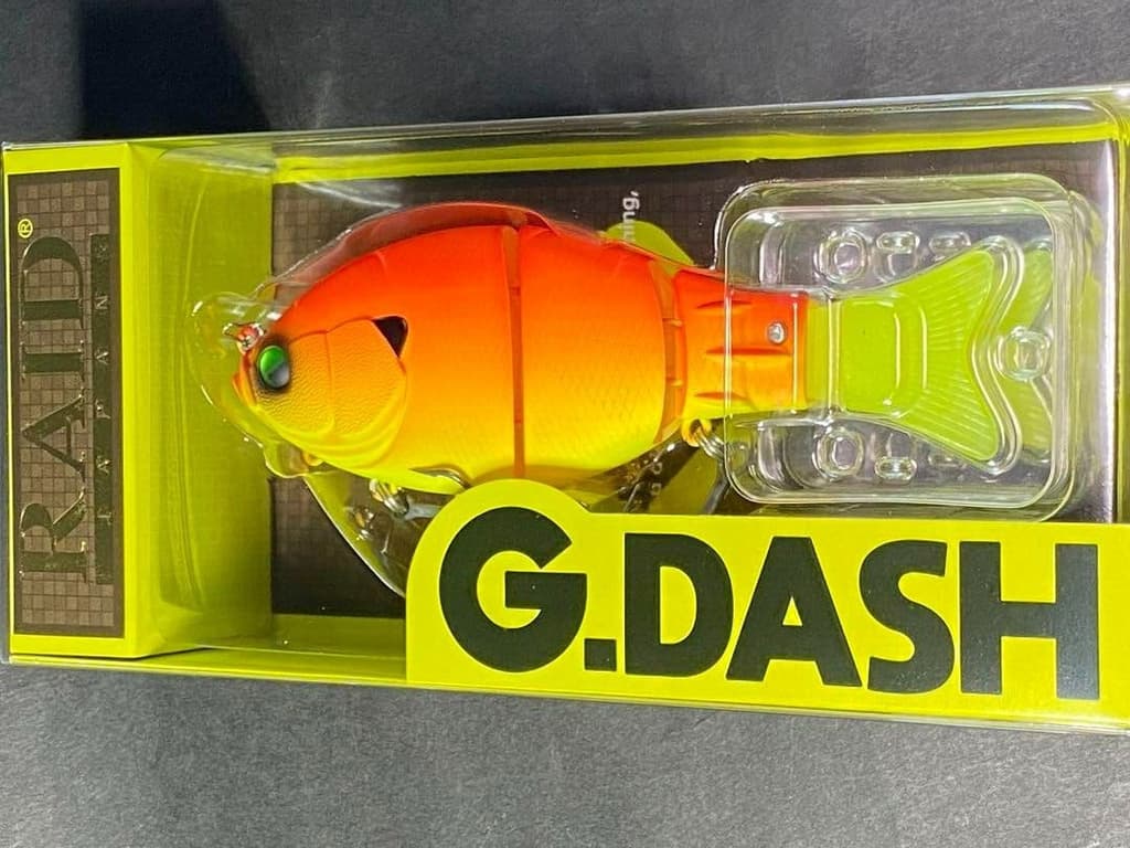 RAID JAPAN G DASH SUNSET ORANGE 130.0mm 1-3/8oz. class From Japan New Swimbait - Image 1