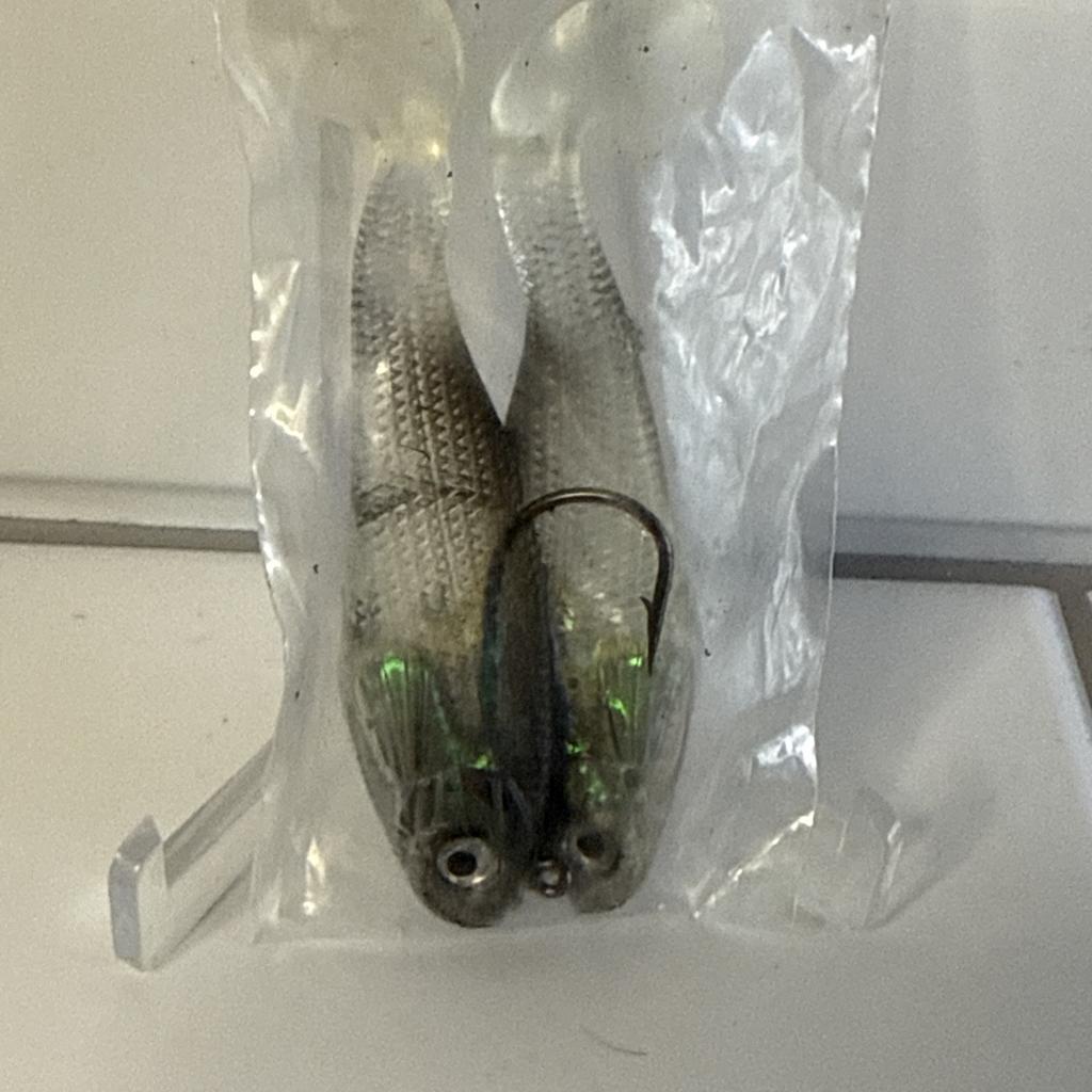 Creme Spoiler Shad 3" Swimbait 2pk - Sealed New - Image 5