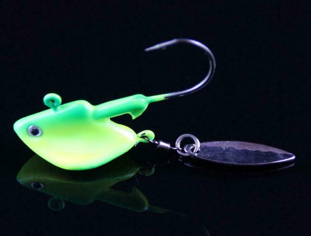 8PCS Jig Head Fishing Hooks Spinner Metal Jigging Fishing Lures Ice Swimbait 14g - Image 5