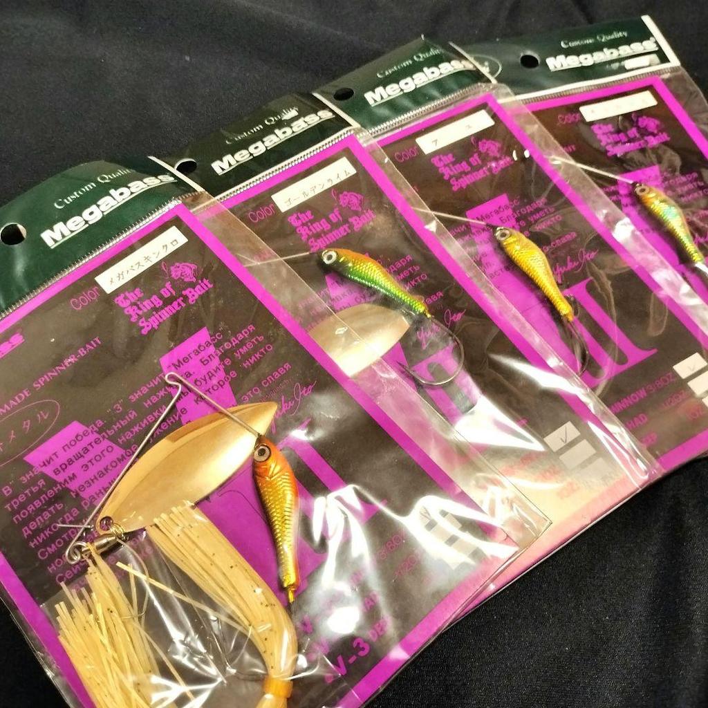 Megabass V3 Spinnerbait 4-pack Japan Import Lure NEW - Image 1