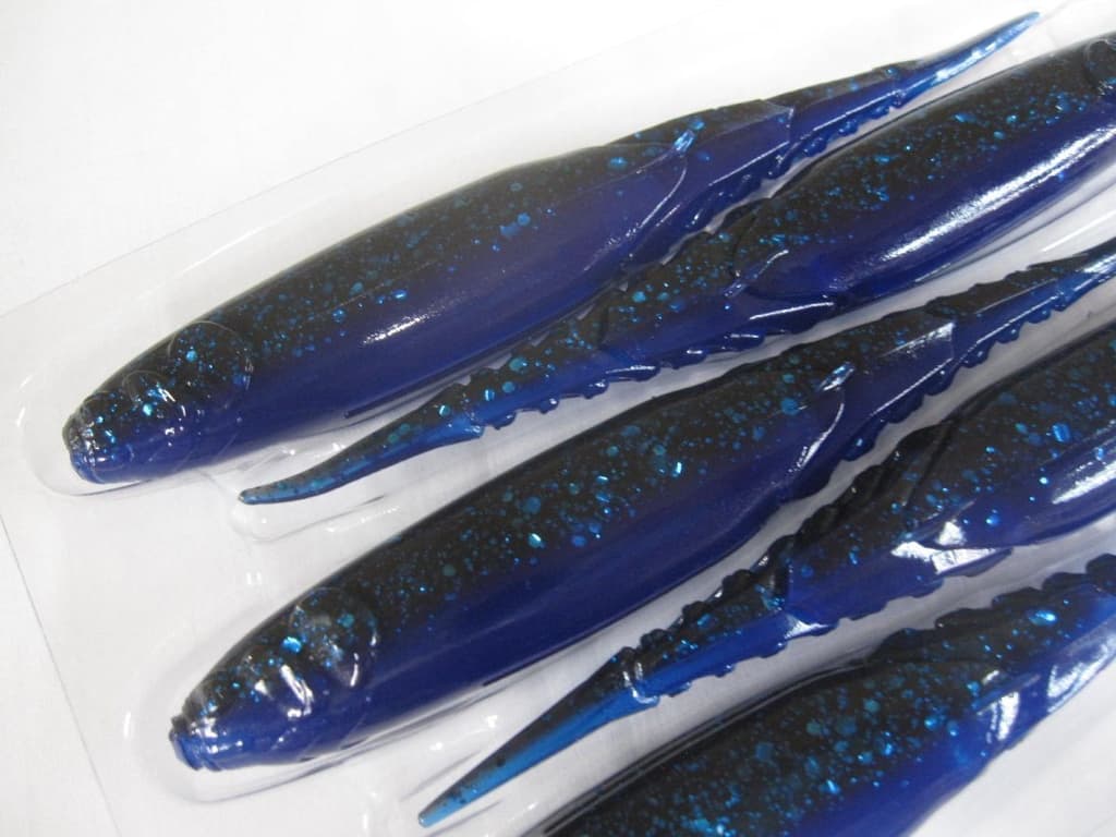 Z-MAN Chatter Spike Black Blue Laminate New Chatterbait Trailer Lures - Image 3