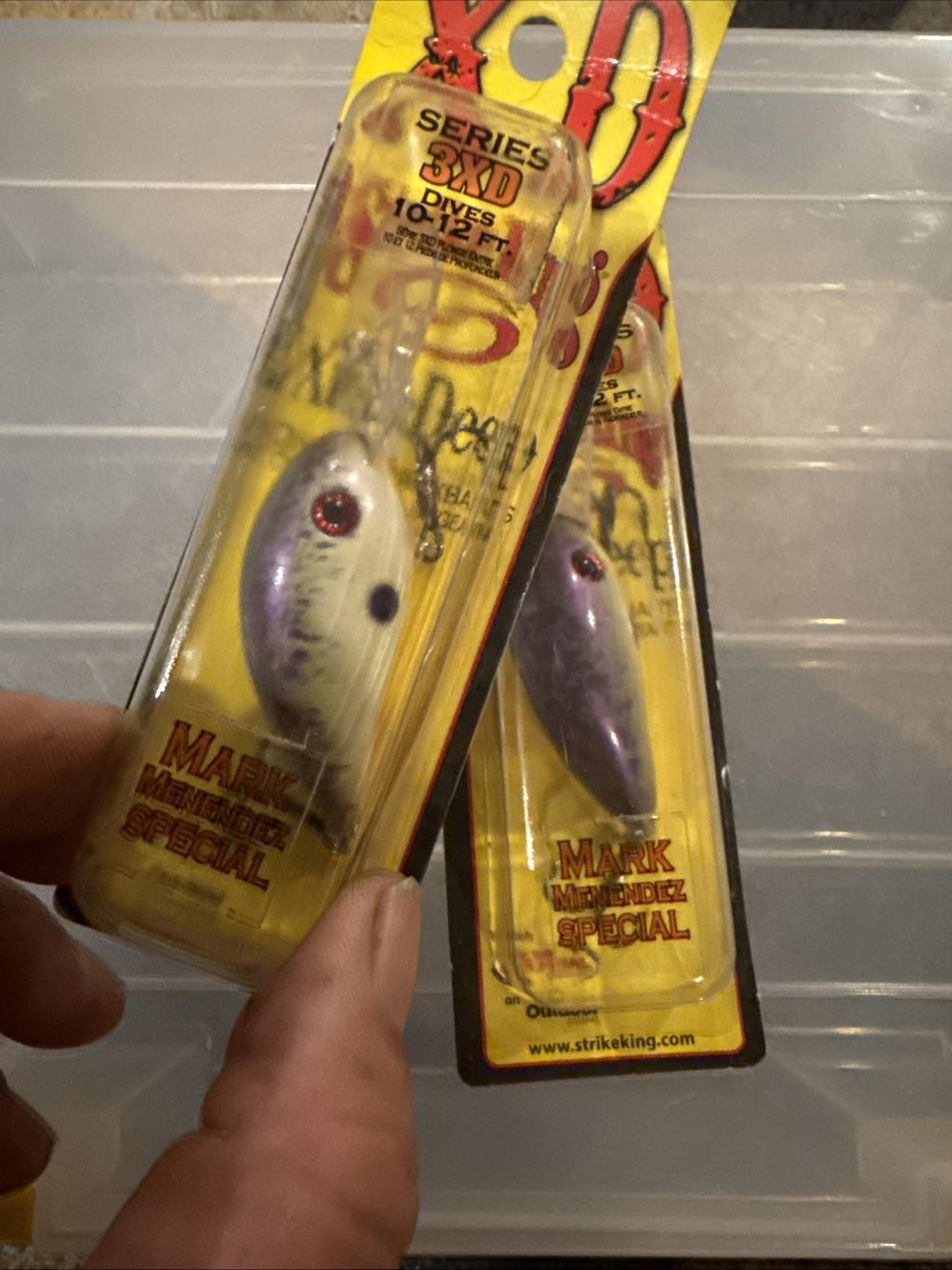 Strike King 3XD Series Moongill Mark Menendez Special XD NIP      Lot Of 2 - Image 4