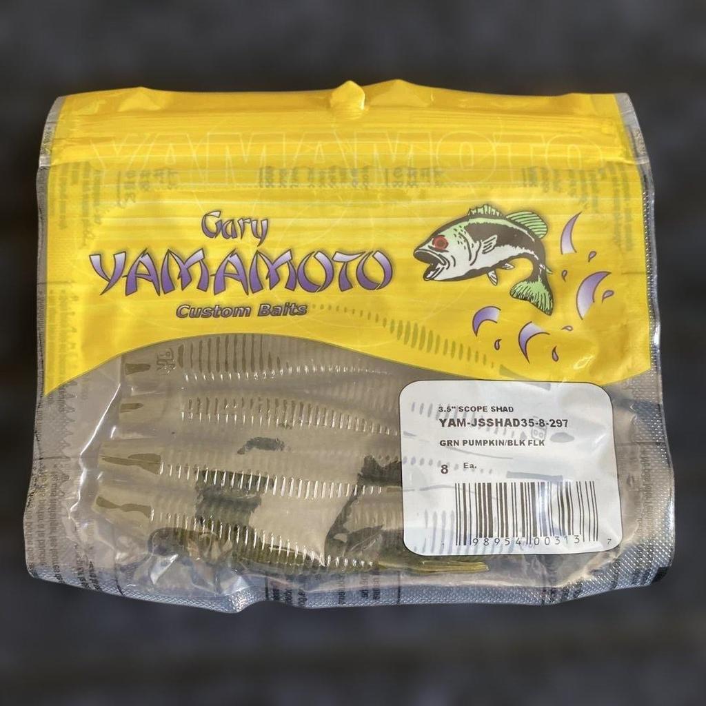 Gary Yamamoto Scope Shad 3.5 4 inch 2-color set - Image 3