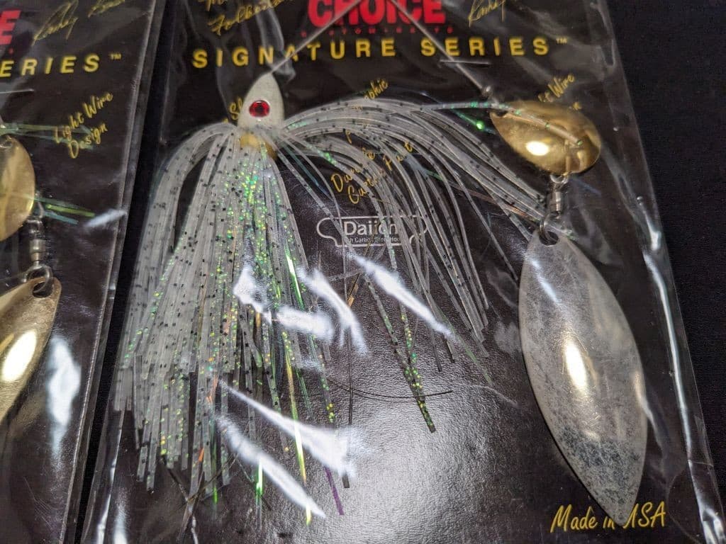Angler's Choice Signature Series Spinnerbait 3/8oz Set of 2 Near Mint1 American - Image 3