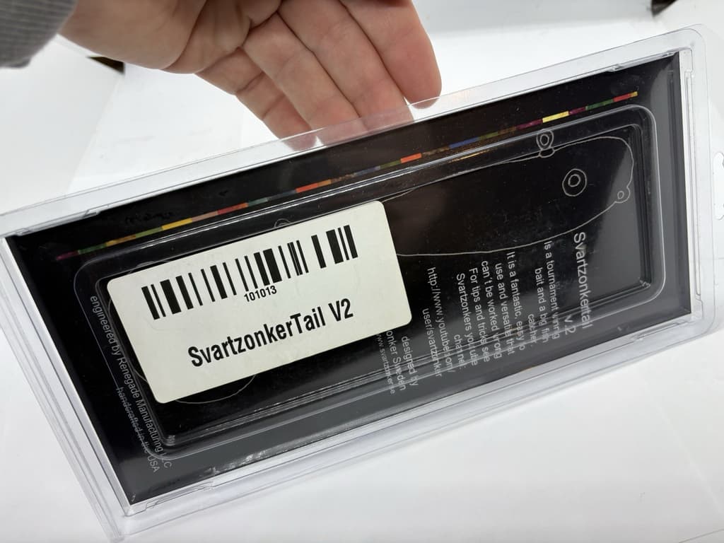 9” Svartzonker Tail V2 Green Perch Rubber Swimbait Pullbait Jerkbait Musky Lure - Image 4