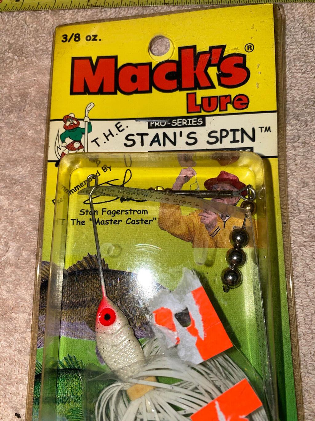SUPER TUFF FIND!!Macks SPINNERBAIT!UNKNOWN 🎣 FUN OR COLLECT VINTAGE LURE!! - Image 2