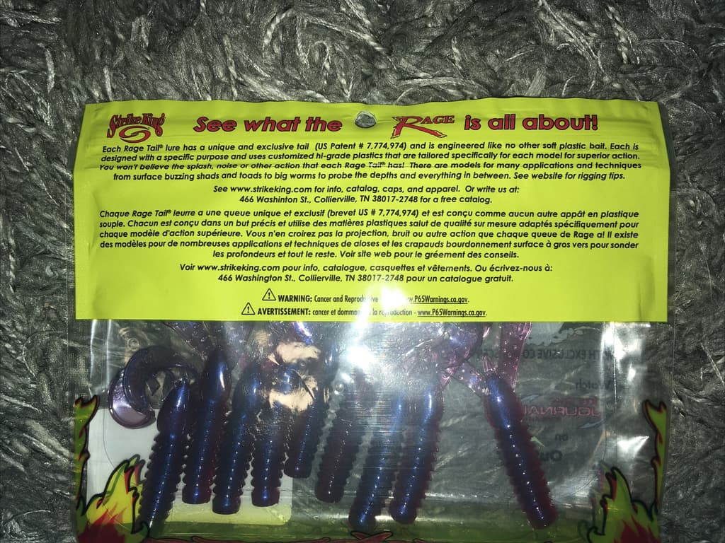 7 Strike King Rage Ned Craw 2 3/4” Soft Plastic Craw 9pk Bass Finesse Ned Bait - Image 6