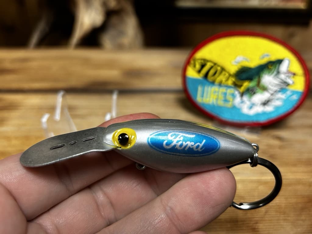 Vintage Storm Pre Rapala Rattle Tot Ford Motors Advertisement Bass Fishing Lure - Image 3