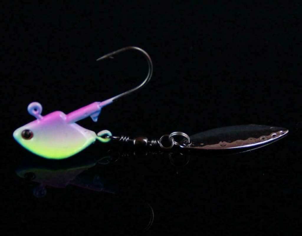 8PCS Jig Head Fishing Hooks Spinner Metal Jigging Fishing Lures Ice Swimbait 14g - Image 6