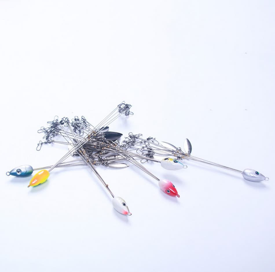 6Pcs Alabama Rig 5 Arms 4 Blades Umbrella Rig Fishing Lures Bait Bass Crappie - Image 19