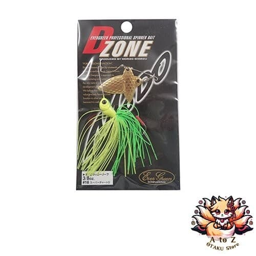 NEW Evergreen Spinnerbait D-Zone Double Willow Leaf 3/8oz Super Chart G #16 - Image 1
