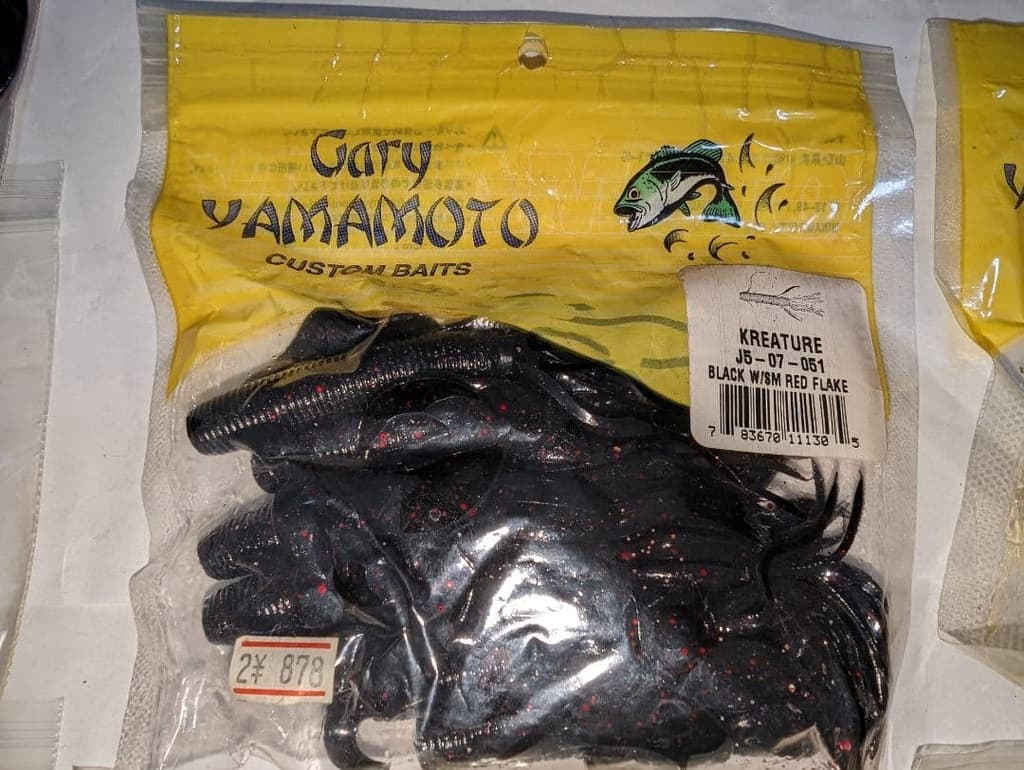 15-bag set of Gary Yamamoto creature baits, craw-type worms, and grub-type - Image 8