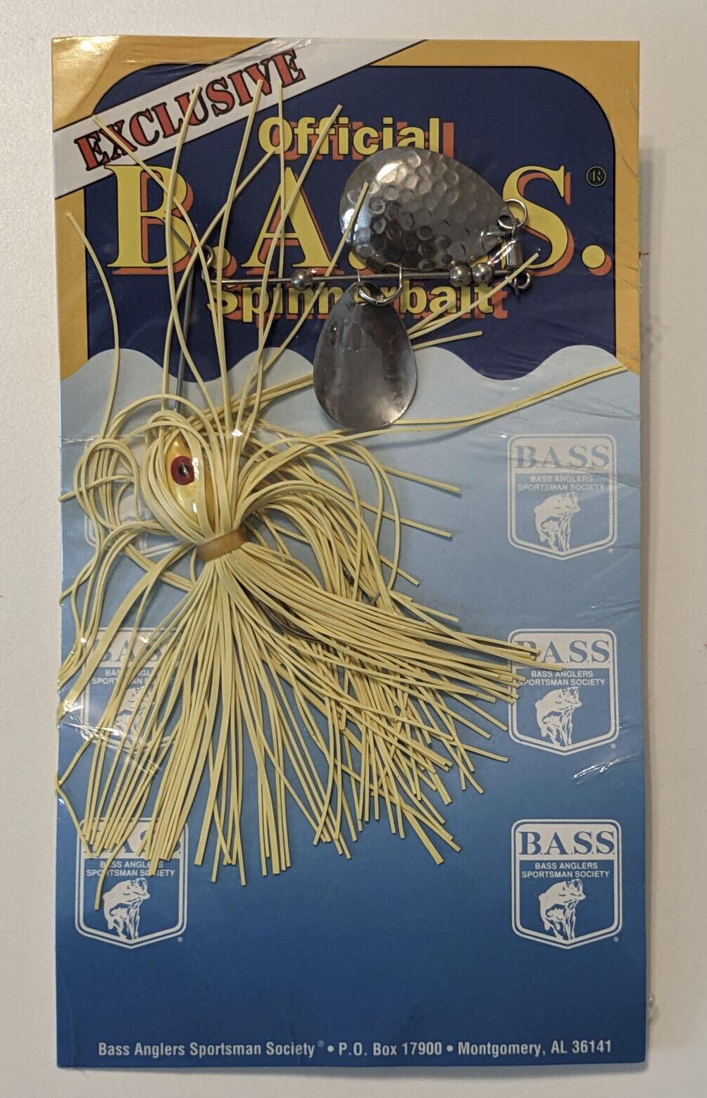 New 2 Official B.A.S.S. Spinnerbaits and Bomber Bushwhacker Spinnerbait Sealed - Image 3