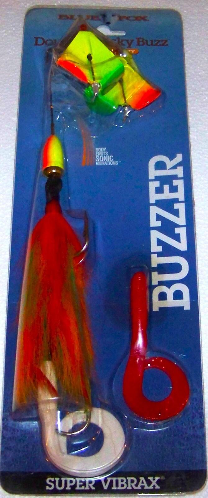 Discontinued Blue Fox Buzzer, Double Musky Buzz, Super Vibrax, 10" Buzzbait - Image 2