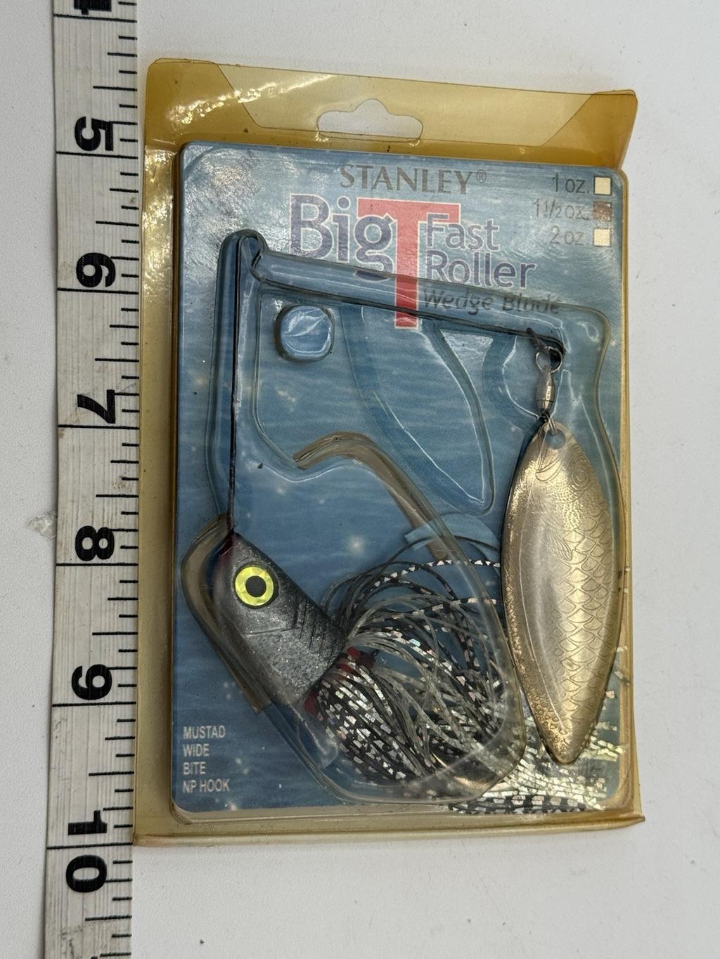 RARE ~ Vintage Stanley Big T  Titanium 1 1/2 oz Spinnerbait ~ NIP - Image 8
