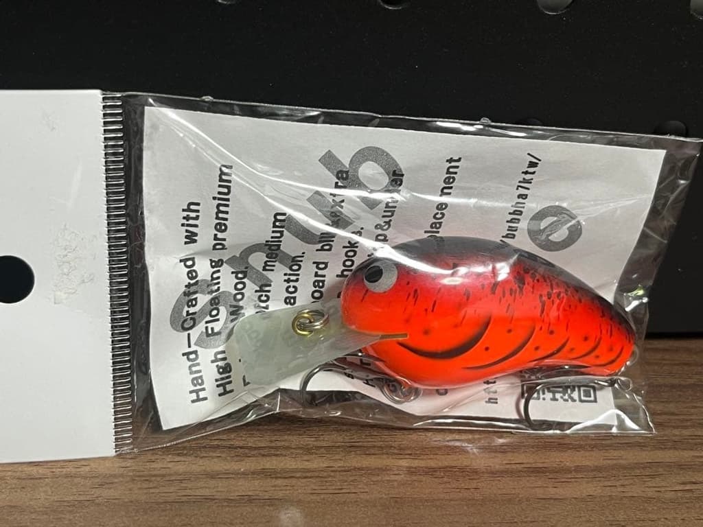 KTWLURES Snubnose M5 Alabama Red Claw Unused Crankbait Mibro - Image 2