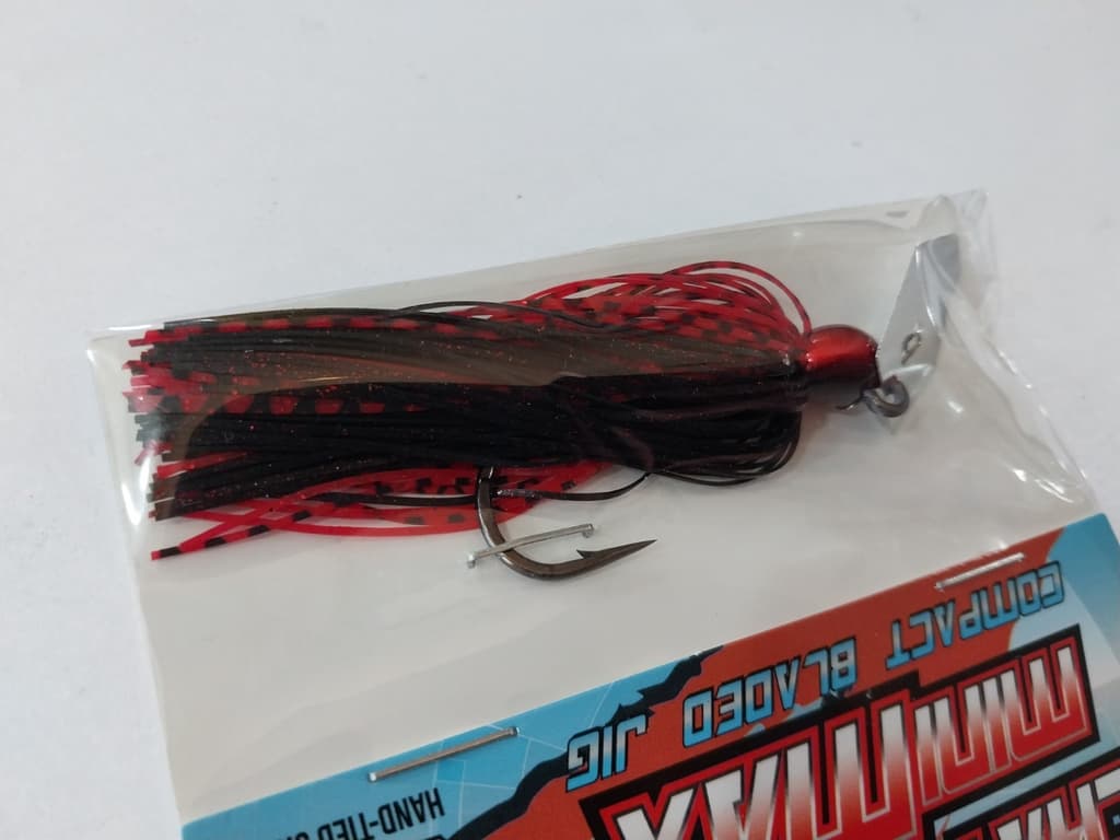 ZMan Chatterbait Mini Max 1/4oz Red Nightmare Fishing Lure - Image 7