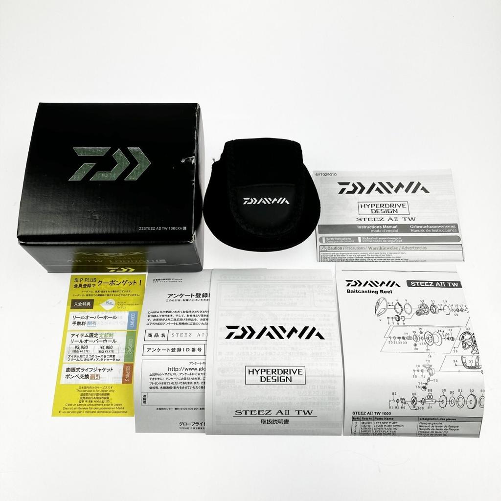Daiwa 23 Steez A II TW 1000XHL Baitcasting Reel Left Hand Custom Handle Japan - Image 9