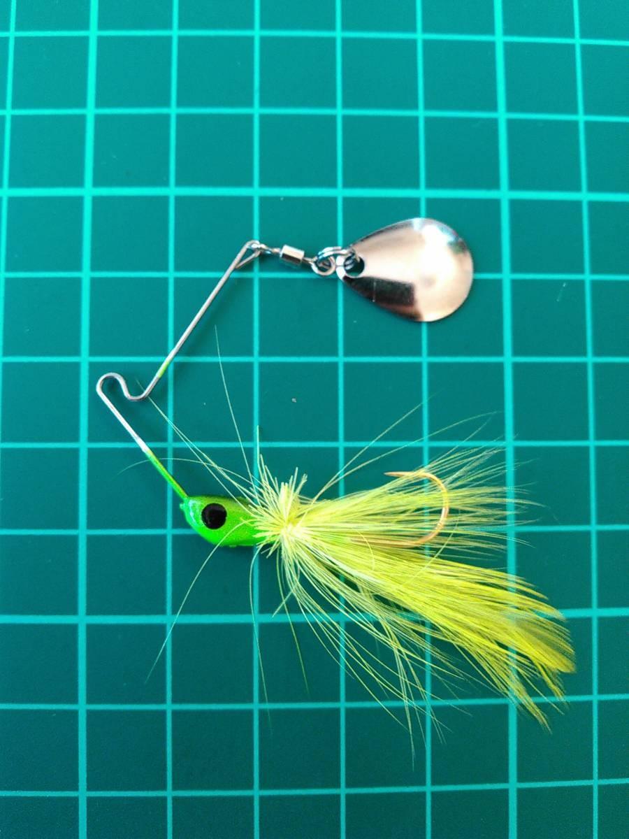 Ultra Small Spinnerbait 2G E  Black Bass Bluegill Crappie Panfish - Image 1