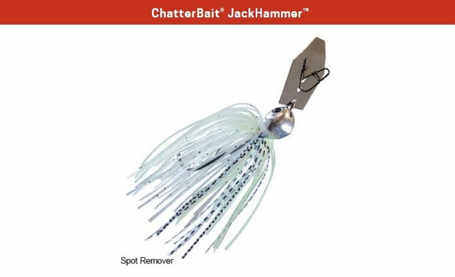Z-Man ChatterBait JackHammer 3/8 oz - Spot Remover - Jack Hammer Chatter Bait - Image 1