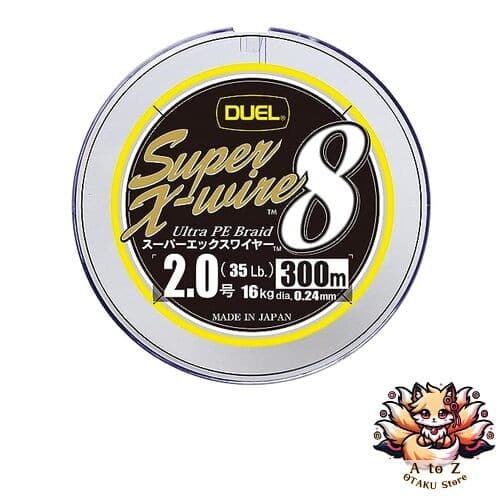 NEW DUEL Super X Wire 8 PE Fishing Line [High Strength High Sensitivity] #2.0 - Image 1