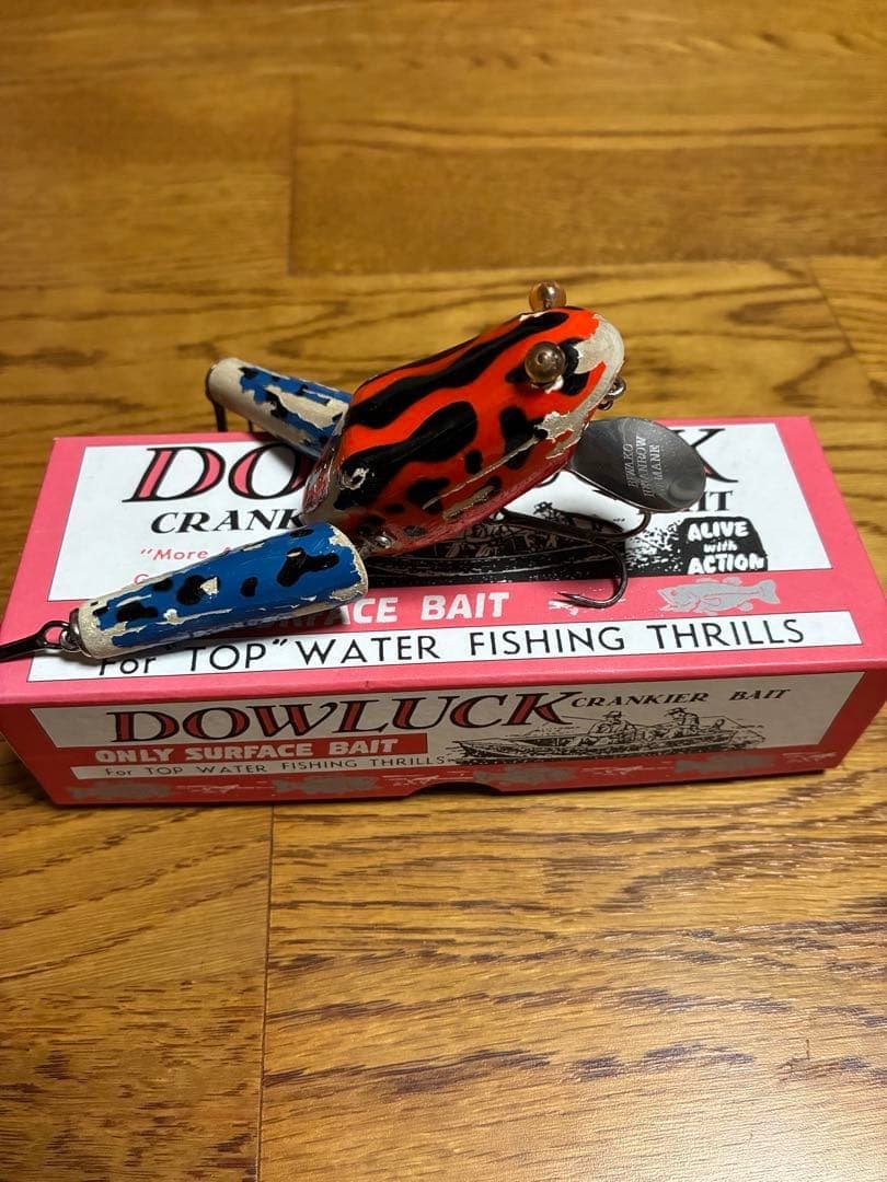 Dolluck BiwaKo Damesu Frog Lure Strawberry Kudagaeru Used - Image 2