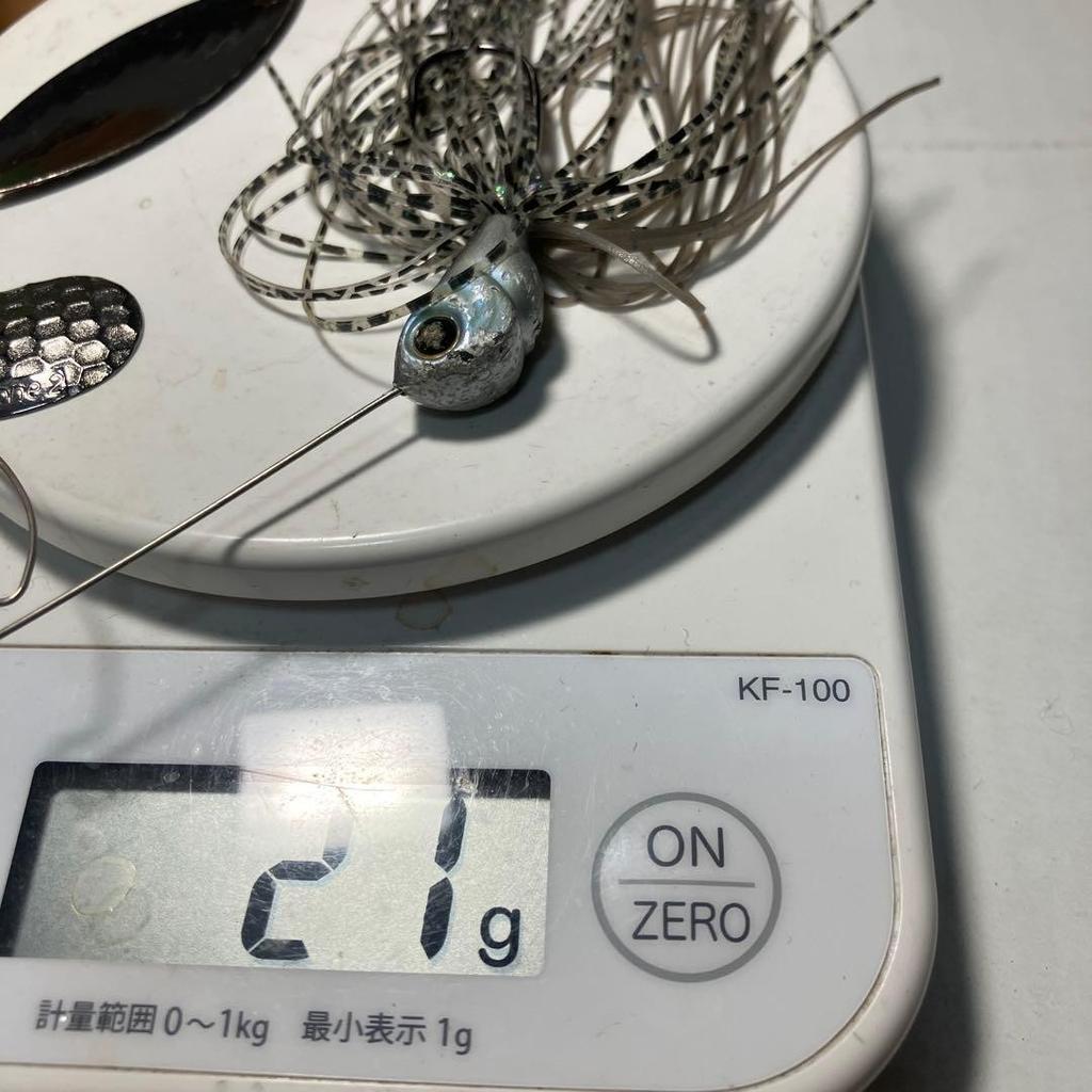 Evergreen D Zone Spinnerbait Double Blade Silver Black Metal Used - Image 11