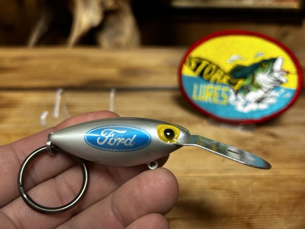 Vintage Storm Pre Rapala Rattle Tot Ford Motors Advertisement Bass Fishing Lure - Image 7