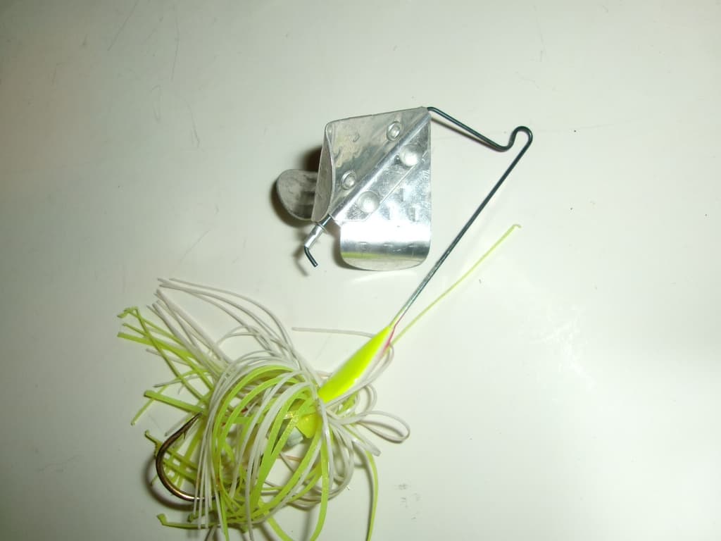 Unknown 3/4 oz. Titanium Wire Triple Wing Buzzbait Lure Buzzer Buzz - Used* - Image 5
