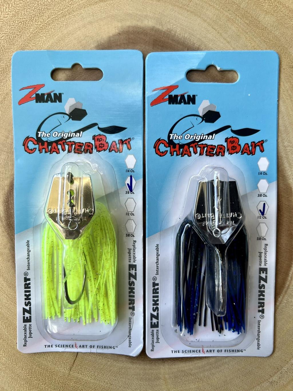 Z-man (Lot Of 2) Chatterbait Original, Bass Fishing, New, Free Shipping! NWT! - Image 12