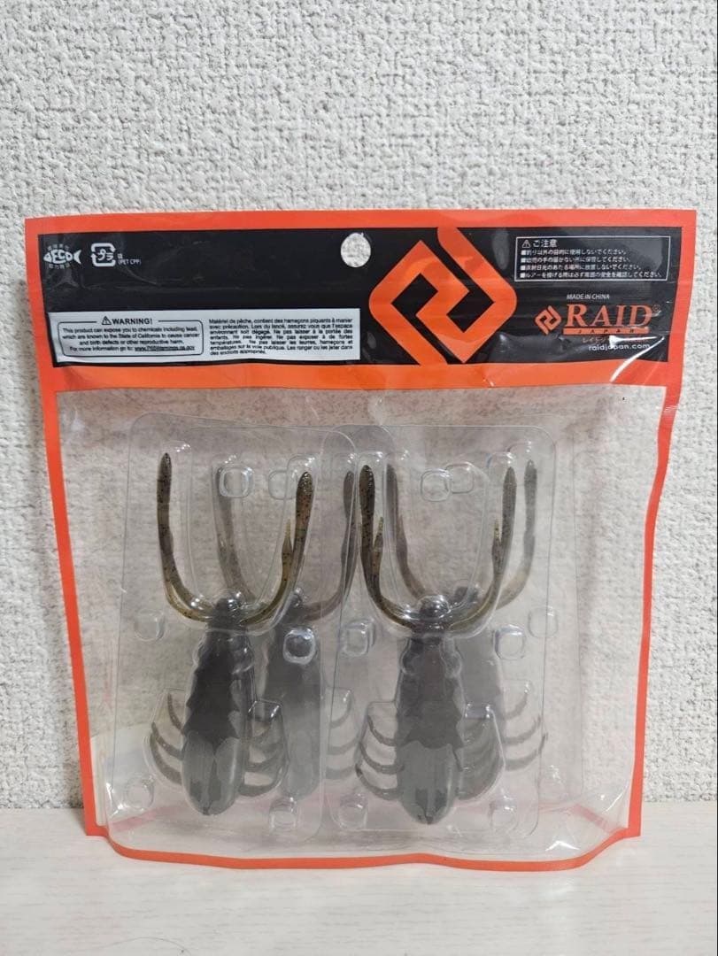 Raid Japan Crawdaddy Bookmic 4 pcs Unused Fishing Bait Accessories - Image 2