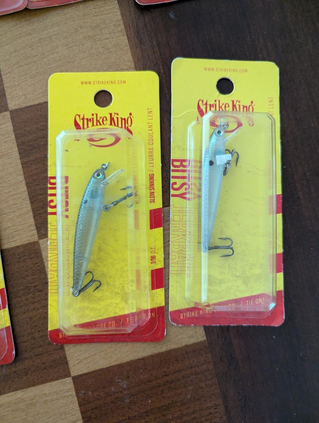 Lot 36x Strike King BITSY Jerkbaits Topwater Minnow DAWG Splash NEW - Image 8