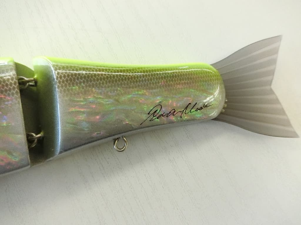 Roman Made Negotiator Swimbait Abalone Pattern Freshwater Saltwater Fish - Image 3