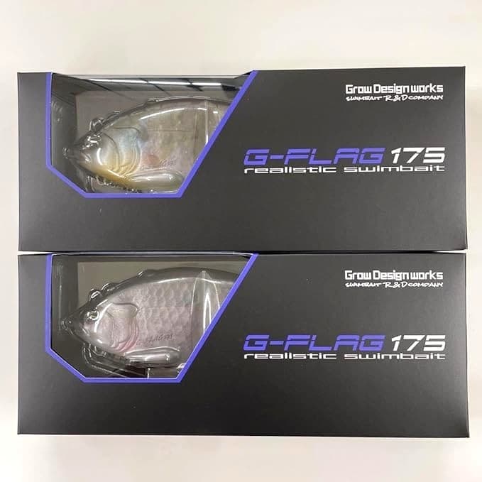 Grow Design Works G-Flag 175 Re FGILL & Re GINBUNA Color SET Swimbait NEW Japan - Image 1