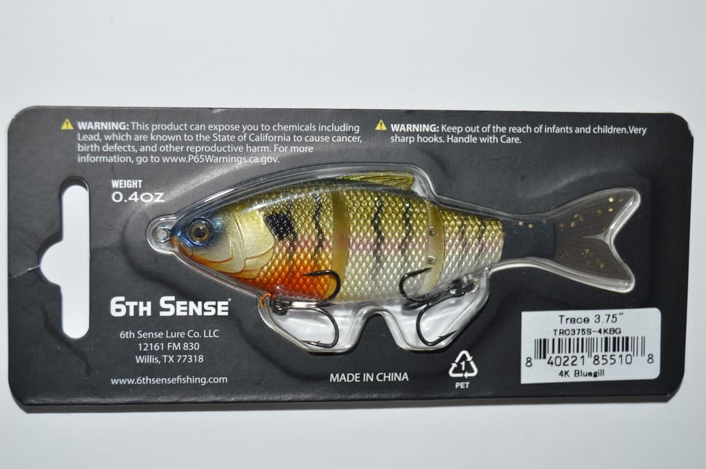 6th sense trace 3.75" jointed swimbait .4oz 4k bluegill - Image 2