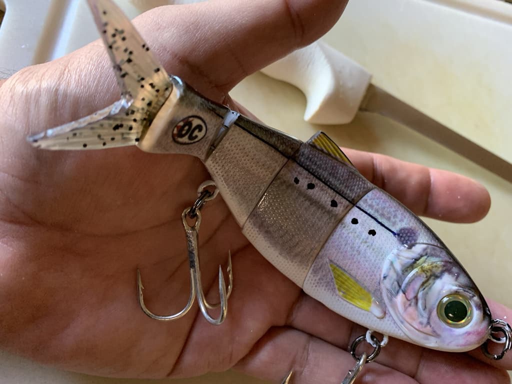 Pogie Lure SHAD Menhaden 2.30 oz. Orig. OC Swimbait White Bait 🔥BASS/Striper - Image 7