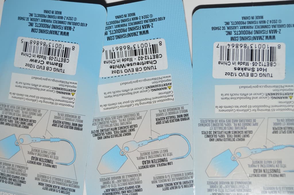 3 lures zman z-man EVO tungsten chatterbait elite  1/2oz bladed jig assortment - Image 4