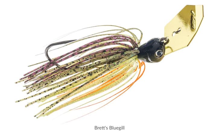 Z-MAN Chatterbait Jack Hammer Bladed Vibrating Jig 3/8oz Brett's Bluegill - Image 1