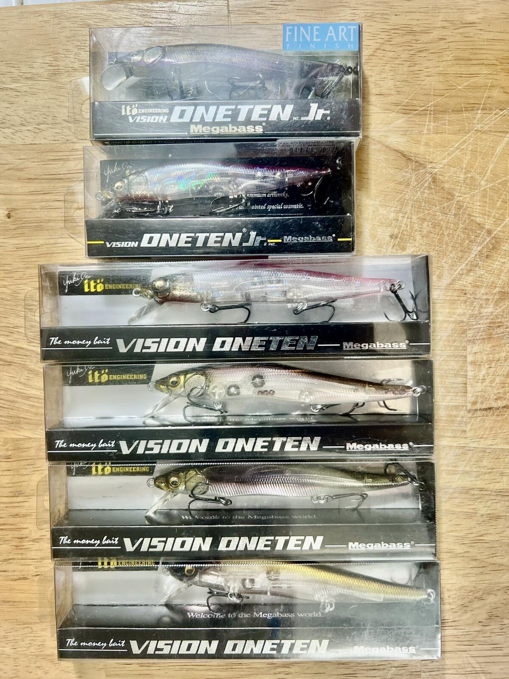 Megabass (Lot Of 6) Ito Vision Oneten Suspending Jerkbaits, Free Shipping! NWT! - Image 5