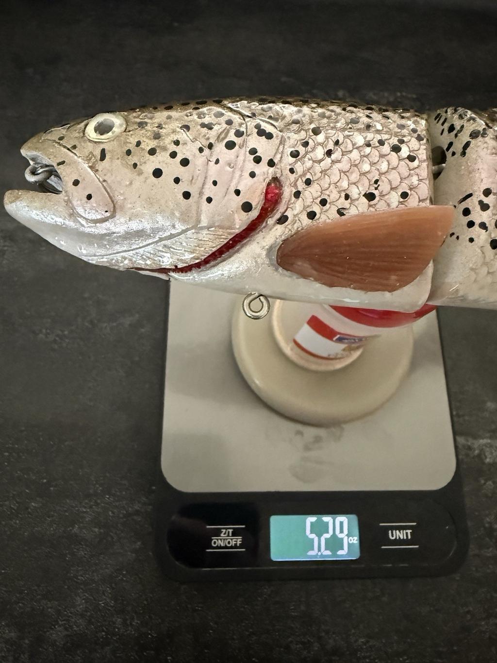 Hinkle Trout Early 2000s Large Swimming Trout Swimbait - Image 3