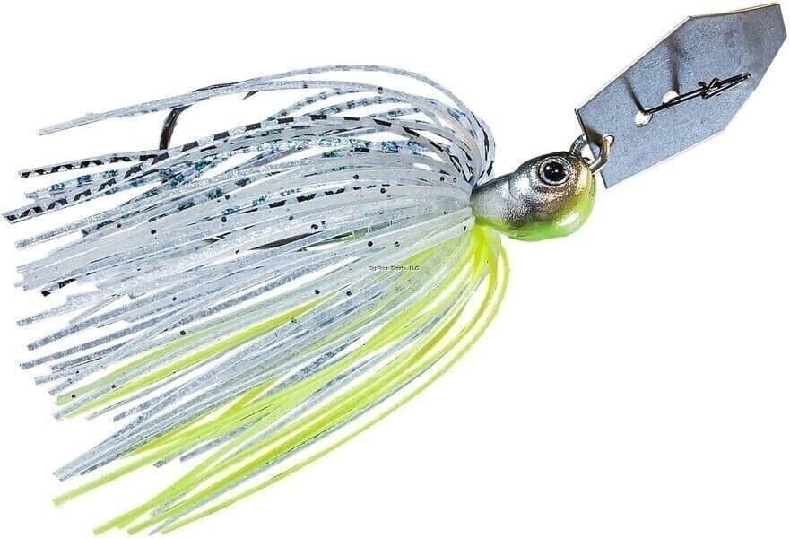 Z Man ChatterBait Jack Hammer Bladed Swim Jig #5/0 Hook 1/2oz Grn Shad CBJH12-04 - Image 1