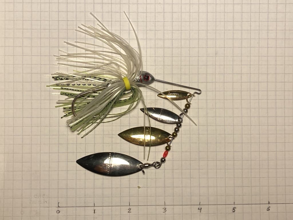 Set of 4 lures - BOOYAH Fishing Lure Spinnerbait Buzzbait VTG Bait Bass Pike - Image 5
