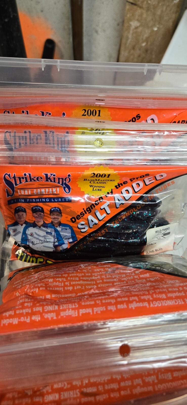 Strike King Soft Plastics New Old Stock Tube Technology Lot - Image 4