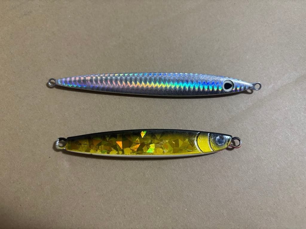 Fierce Pitch Level Hirajigura 2-Piece Set, 80g Saltwater Jigs, Used - Image 1