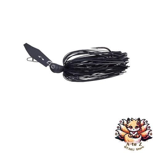 NEW Evergreen ChatterBait Jack Hammer TG 1/2oz #48 Matte Black - Image 1