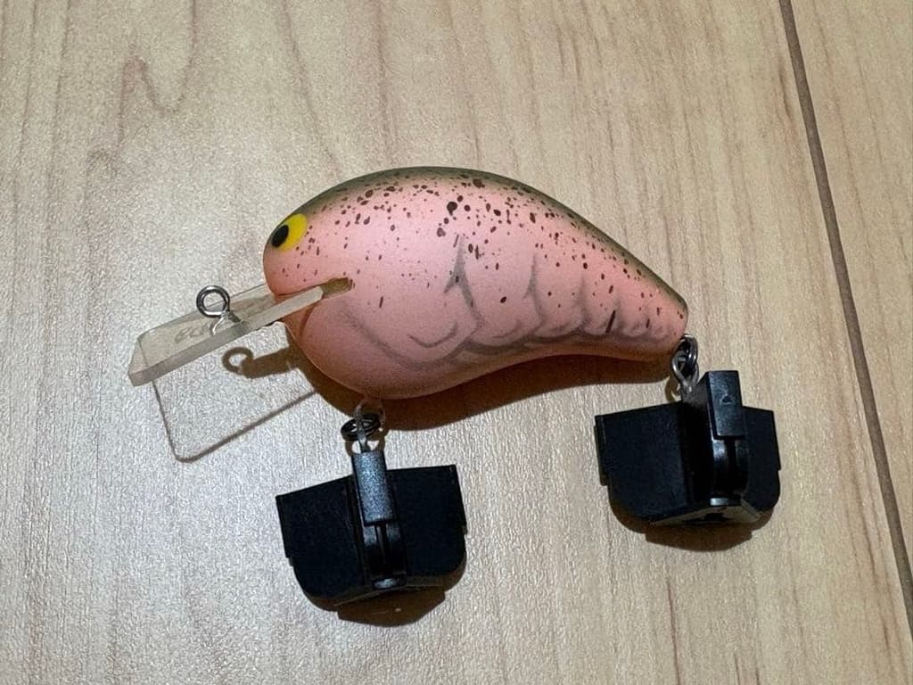 MPB LURES Wild Bison MR Crankbait Wooden Balsa for Bass Fishing New - Image 1