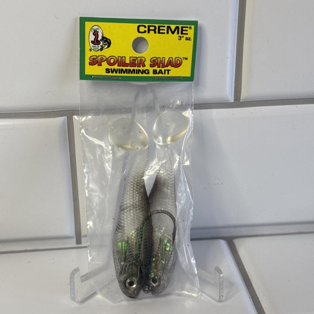 Creme Spoiler Shad 3" Swimbait 2pk - Sealed New - Image 1
